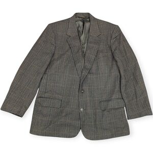 Brooks Brothers Charcoal Checkered Blazer